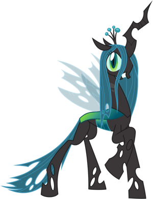 This is the Avatar Image for the My Little Pony: Friendship Is Magic (Queen Chrysalis) AI Voice and Text to Speech Generator